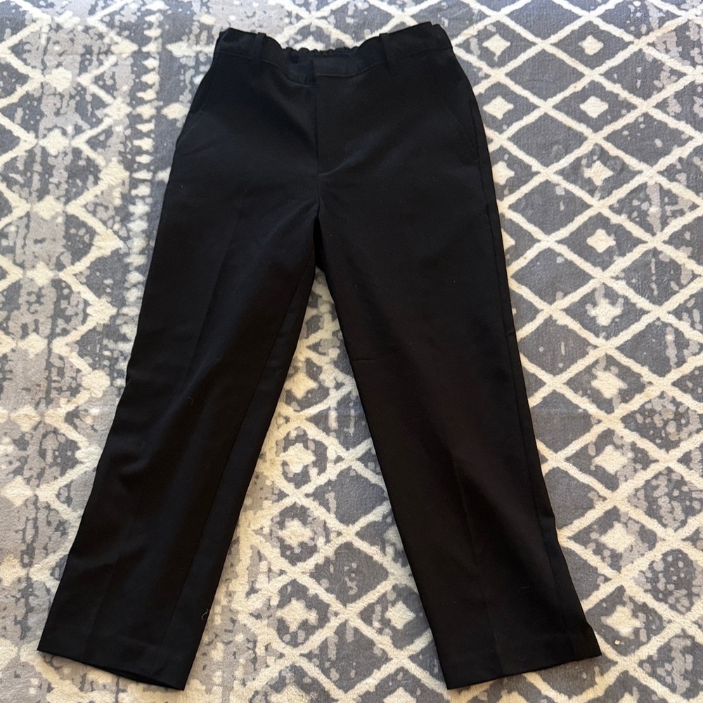 Chaps Kids Black Formal Trousers
